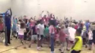 UNLV football does Harlem Shake with Boys and Girls Club [upl. by Gates]