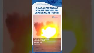 Operasi Terbesar Houthi Yaman Berhasil Rusak 3 Kapal Perang AS di Laut Merah Hantamkan 23 Rudal [upl. by Jeanna]