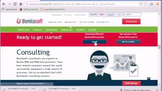 Tutorial Downloading bonita soft BPM [upl. by Rotciv]