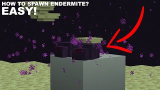 HOW TO SPAWN ENDERMITE  119  Minecraft [upl. by Kavanagh]