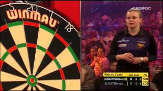 Lakeside World Darts Championship 2016 Dobromyslova Vs Zijlstra [upl. by Reckford]