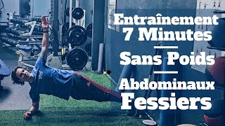 Entraînement 7 Minutes  Spécial Abdos Et Fessiers [upl. by Ilenna322]