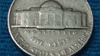 50000 if you have this error jefferson nickel 1964 d double die  coins worth money [upl. by Yllrebmik]