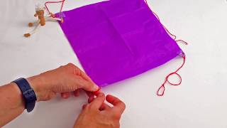 Make A Tissue Paper Parachute  STEM Activity [upl. by Elleda]