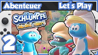 Die Schlümpfe  Village Party  Der Maskierte Schlumpf amp Schlumpfine 2 Nintendo Switch Gameplay [upl. by Socem408]