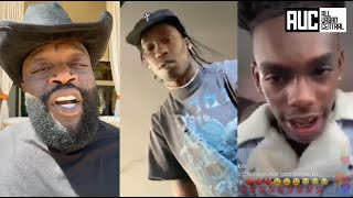 Rappers amp Celebs Reacts To Kendrick Lamar Drake J Cole Diss Rick Ross Travis Scott YMW Melly [upl. by Nilla]