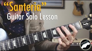 Sublime quotSanteriaquot Guitar Solo Lesson [upl. by Broderick]