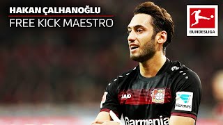 Hakan Çalhanoğlu • Impossible Shots • All Bundesliga Free Kick Goals [upl. by Fitts]