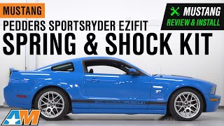 20052014 Mustang Pedders SportsRyder EziFit Spring amp Shock Kit Review amp Install [upl. by Efal]