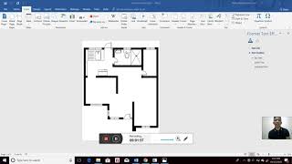 How to make a floor plan in Ms Word [upl. by Aloisia]