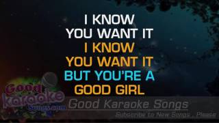 Blurred Lines  Robin Thicke Lyrics Karaoke  goodkaraokesongscom [upl. by Nagey93]