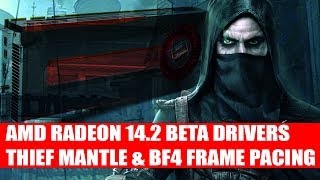 AMD Catalyst 142 Beta Drivers  Thief Mantle Support Frame Pacing amp Linux Update [upl. by Opportina]