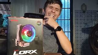 VÍDEO UNBOXING CPU COOLER LORX 92mm RGB PCYES [upl. by Walling]