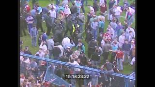 Hillsborough disaster Footage shown to jury during inquest [upl. by Lalaj]