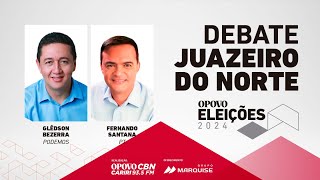 Debate completo à Prefeitura de Juazeiro do Norte no Ceará  Eleições 2024  Assista na íntegra [upl. by Perrie109]