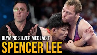 Spencer Lee earns Olympic wrestling silver medal [upl. by Analaf428]