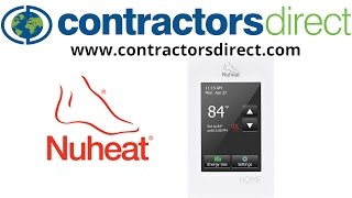 Nuheat SOLO Floor Heating Programmable Thermostat  4 Setting the Home day Schedule [upl. by Einapets]