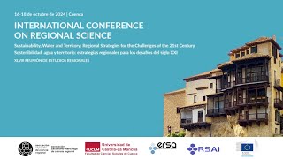 XLVIII International Conference On Regional Science 16102024  Tarde [upl. by Schuyler]