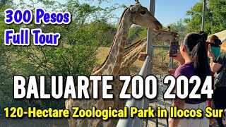 BALUARTE ZOO 2024 Full Tour in Ilocos Sur Philippines  120 Hectares Zoological Park in Vigan City [upl. by Gies]