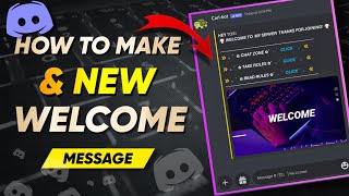 HOW TO SETUP NEW WELCOME MESSAGE CARL BOT  DISCORD [upl. by Elsilrac]