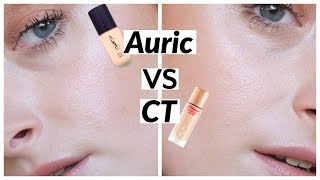 AURIC GLOW LUST VS CHARLOTTE TILBURY HOLLYWOOD FLAWLESS FILTER  ReviewWear Test DryFair Skin [upl. by Arraik]