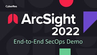 ArcSight 2022 EndtoEnd SecOps Demo [upl. by Odlaniger847]