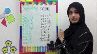 Urdu Math  Times Tables  Multiplication  Video 46  Education  Teachers Hindi اردو [upl. by Bucher]