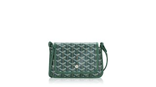 Goyard Goyardine Plumet Crossbody Green [upl. by Demitria693]