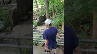 The Path to Cuyahoga falls bigwaterfall bigwater path experience flabbergasted viralvideo [upl. by Selhorst79]