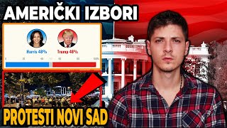 UŽIVO Izbori U Americi  Ogromni PROTESTI U Novom Sadu [upl. by Ylrehc751]