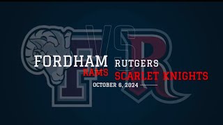 Fordham vs Rutgers 10624 [upl. by Epolenep617]