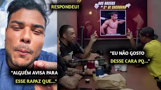 NÃO DEIXOU BARATO🚨Paulo Borrachinha RESPONDE Malhadinho após ser ESCULACHAD0 no PODCAST do Werdum [upl. by Reel437]