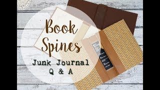 How To Reinforce A Book Spine To Make Junk Journals [upl. by Avihs847]