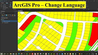 Change Language in GIS arcgis esri ArcGIS Pro [upl. by Obadias]