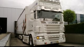 Scania R560 V8 Transwhite Portugal Special  Sound HD [upl. by Doyle]