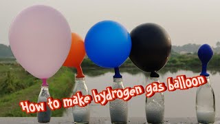 How To Make hydrogen GAS Balloon  HYDROGEN GAS BALLOON KESE BANAYE [upl. by Sopher]