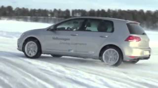 Volkswagen Golf 7 snow drifting [upl. by Enyehc170]