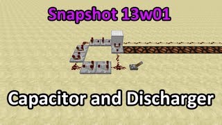 Redstone Capacitor and Decaying Charge Minecraft Tutorial [upl. by Dorry]