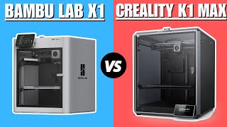 Creality K1 Max vs Bambu Lab x1  Which One Is Better Specs Comparison [upl. by Namus]