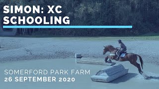 XC Schooling at Somerford Park Farm 80 Acres speedy Simon [upl. by Idas]