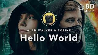 8D Audio Alan Walker amp Torine – Hello World [upl. by Horatio]