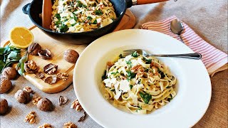 Pasta mit Walnüssen Salbei und Zitrone nach Yotam Ottolenghi Rezept Ein echtes Geschmackserlebnis [upl. by Enilaf]