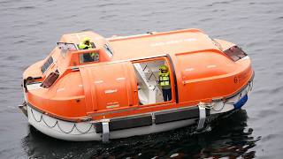 Cruise Ship Lifeboats of Nieuw Statendam July 2023 Baltics amp Norway [upl. by Isma561]