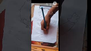 Easy Bal Krishna Drawing shorts viral [upl. by Gerrie]