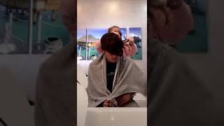 Anna Shumate cuts Ignacio cubeddu hair on his live [upl. by Donetta]