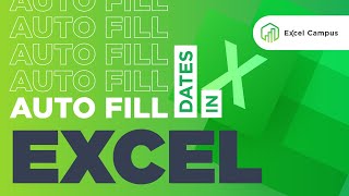 Effortless Date Autofill In Excel Make Your Workflow Simpler [upl. by Jaye605]