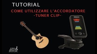 Come utilizzare laccordatore cromatico TUTORIAL [upl. by Tymon]