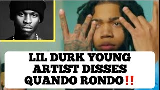 Lil Durk Young Artist Chucky Wackem Disses Quando Rondo After Inheriting Beef From King Von Death [upl. by Dalli48]