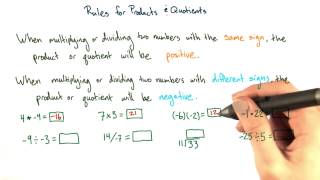 Rules for products and quotients  Intro Algebra Review [upl. by Ingvar820]