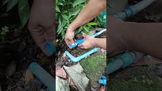 RepairReplacing PVC pipe joint for water sub meter [upl. by Yenobe]